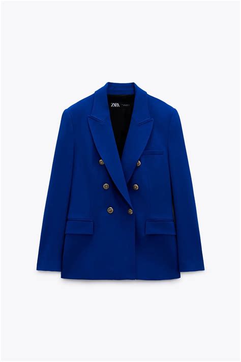 zara double breasted blazer dress.